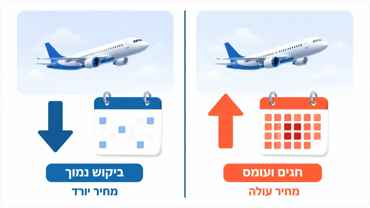 האם טיסות ברגע האחרון באמת זולות?