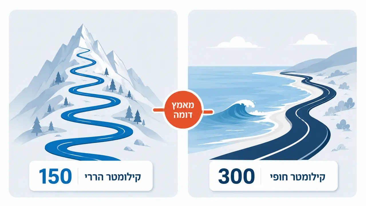 כמה קילומטר רוכבים ביום ומה נחשב "נכון"?