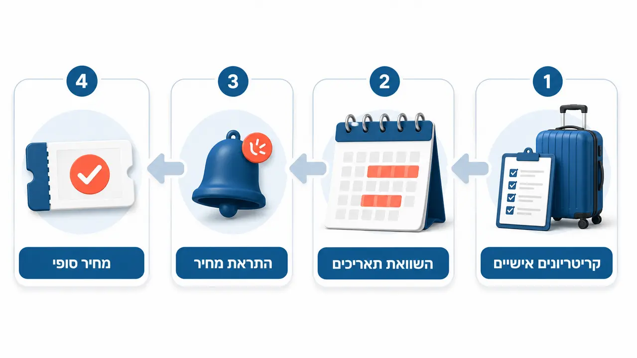 איך למצוא טיסות זולות לחו"ל בקלות