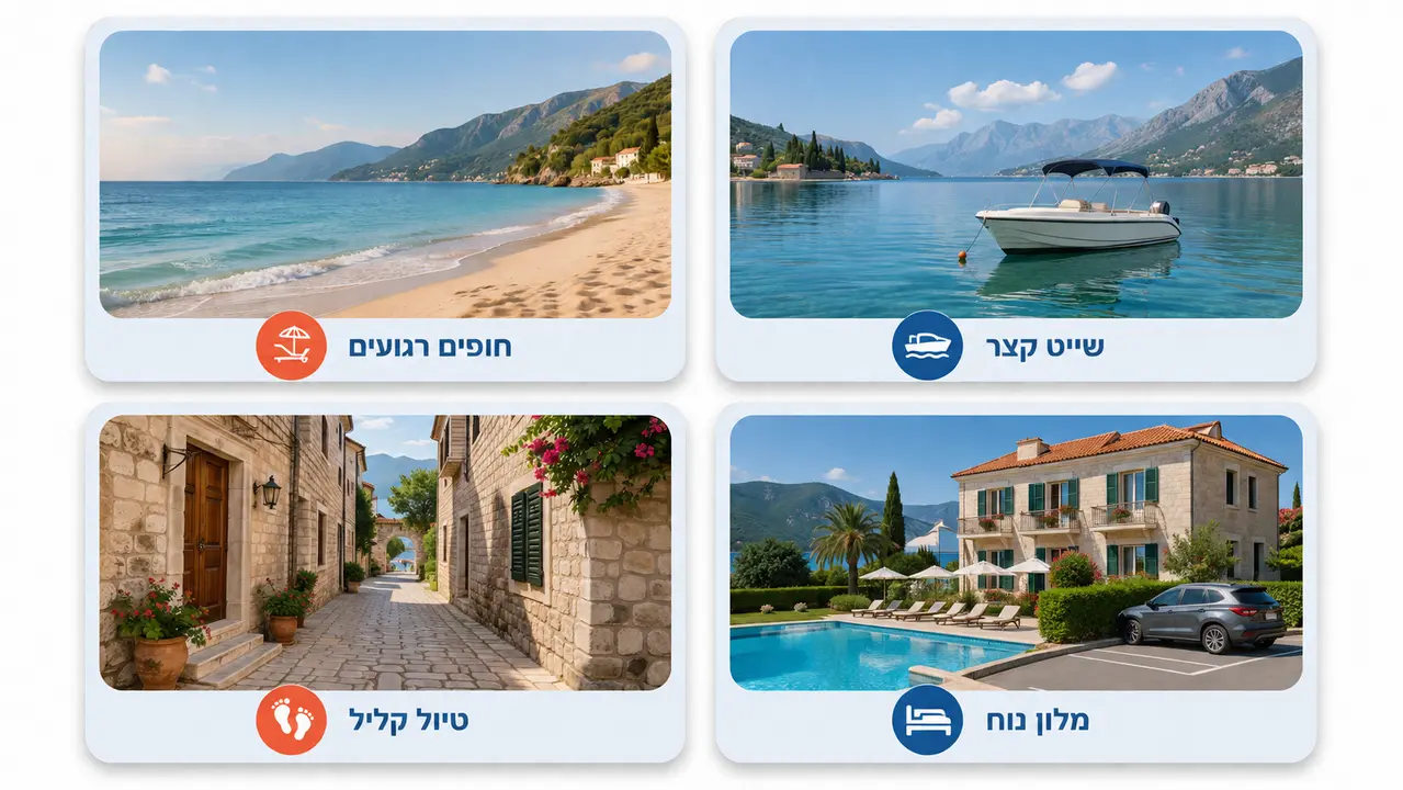 האם מונטנגרו מתאימה לחופשה עם ילדים