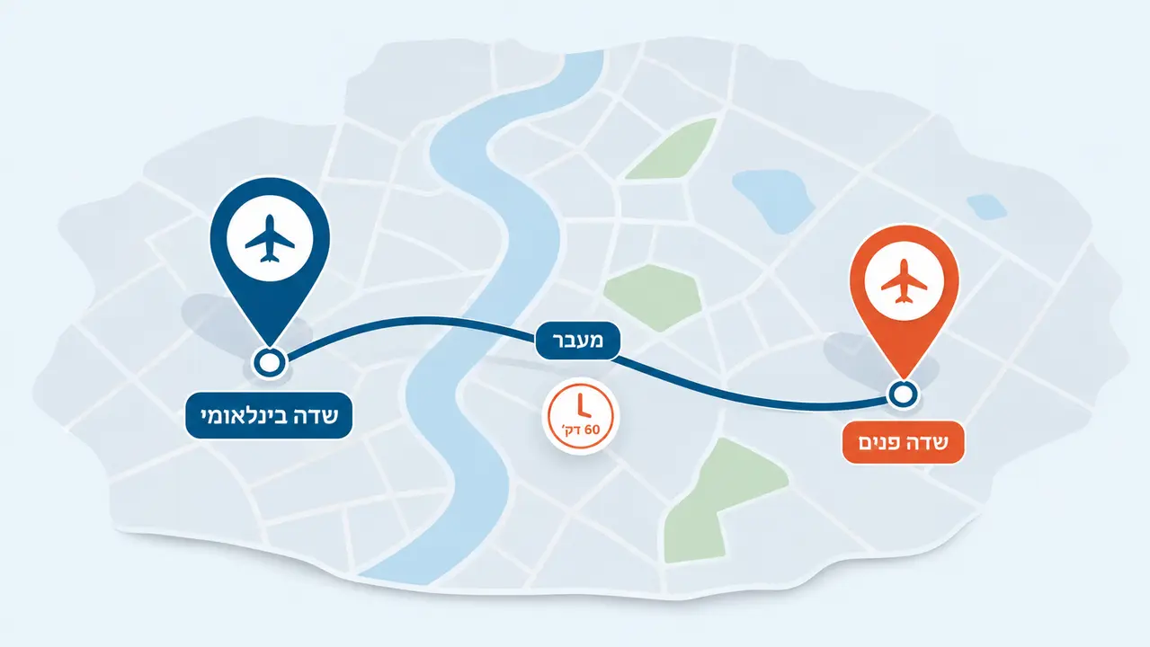 מה ההבדל בין שדות התעופה בבנגקוק ואיך זה משפיע על ההמשך?
