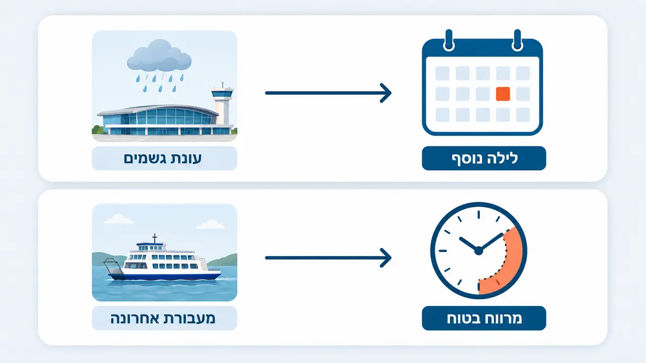 עד כמה אפשר לסמוך על לוח הזמנים בתאילנד