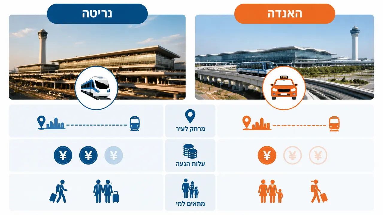 נריטה או האנדה - מה באמת מתאים לכם