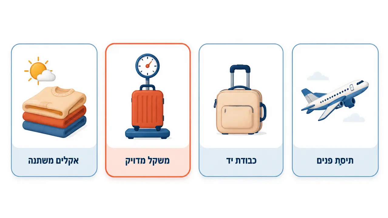 כמה כבודה באמת צריך לטיסה ללוס אנג'לס?